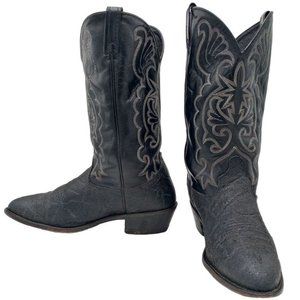 Dan Post Mens 12 D Black Elephant skin